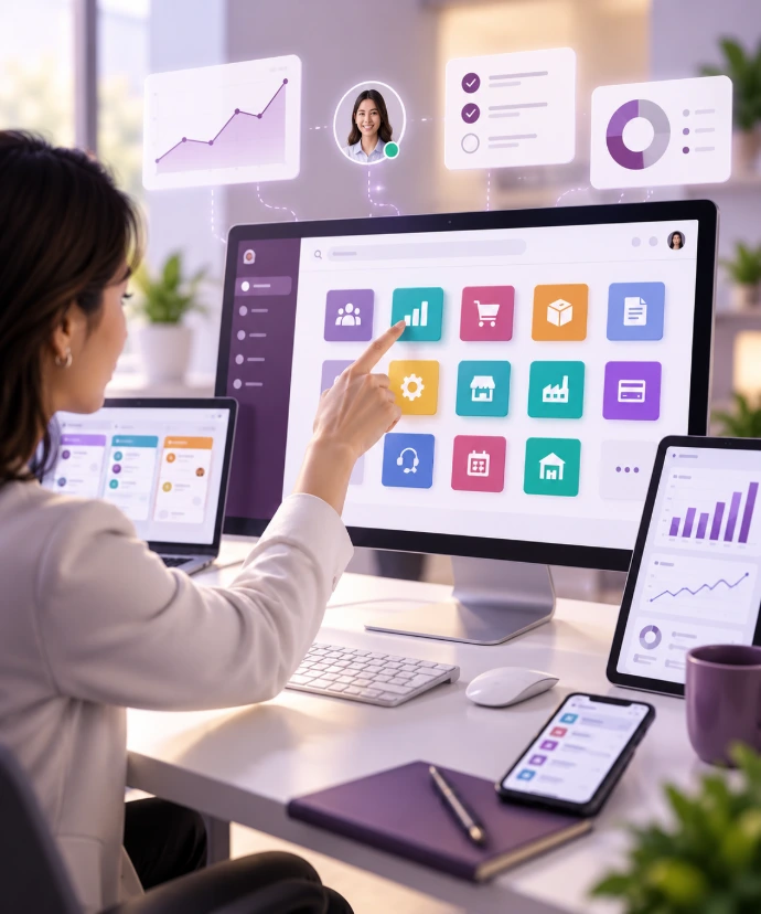 modern user friendly interface, low learning curve