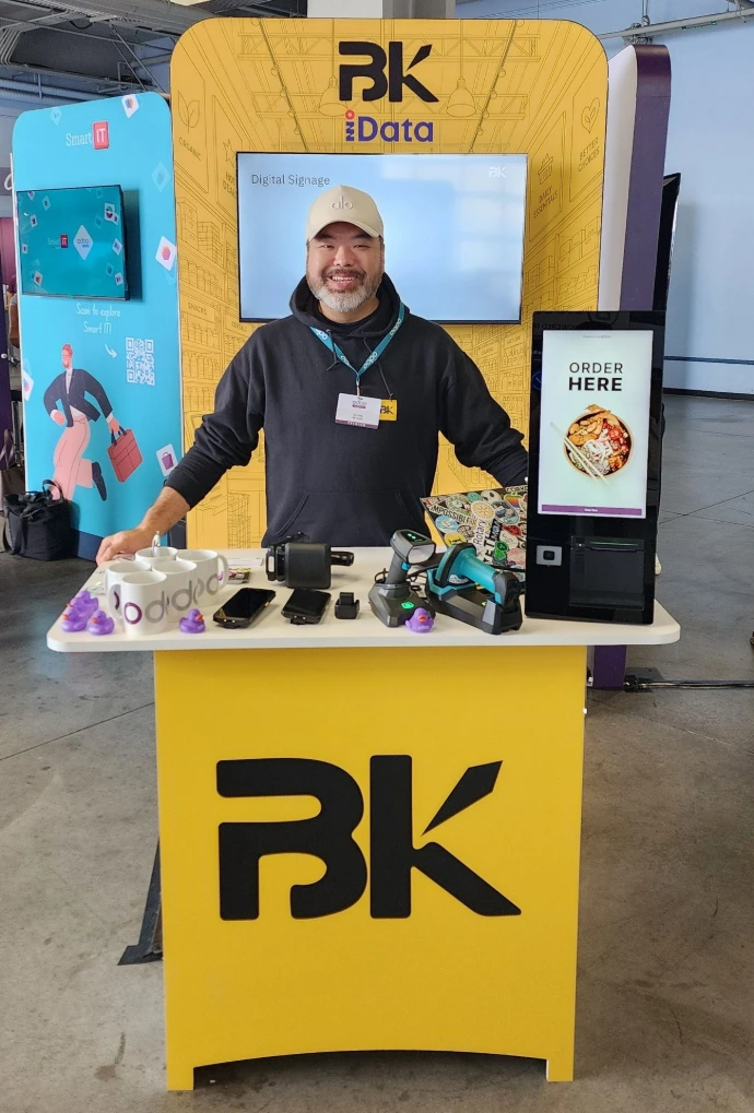 BK Touch booth at Odoo Experience Americas 2026