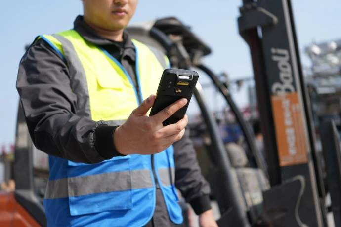 Handheld Computer used by employee