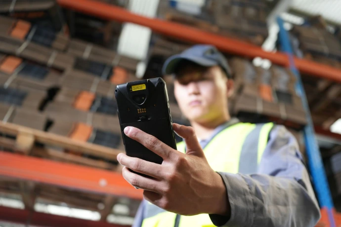 Handheld Computer used by employee
