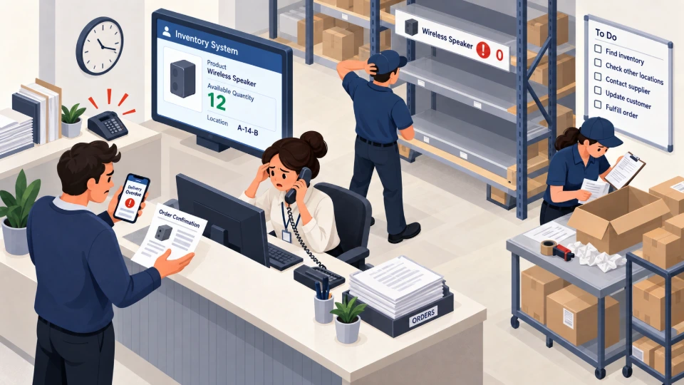 Inaccurate Inventory, Order problems