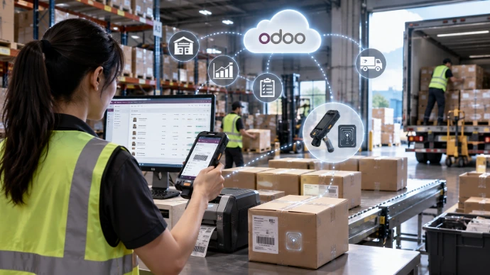 Warehouse operation connected with Odoo