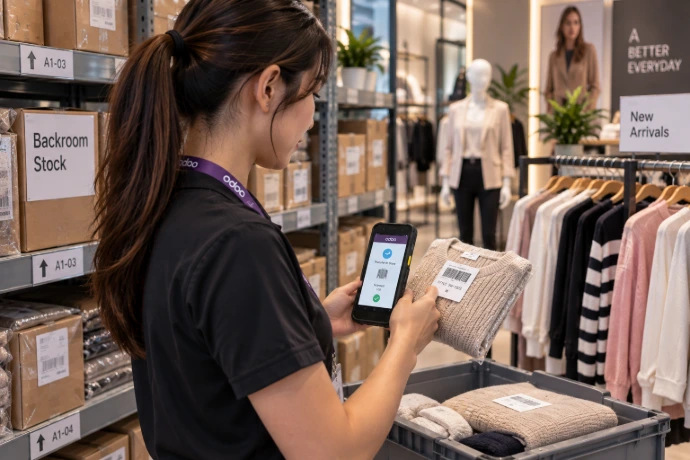 Using iData barcode scanner for Odoo inventory management 