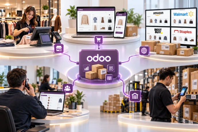 Odoo for all departments and functions of retail store