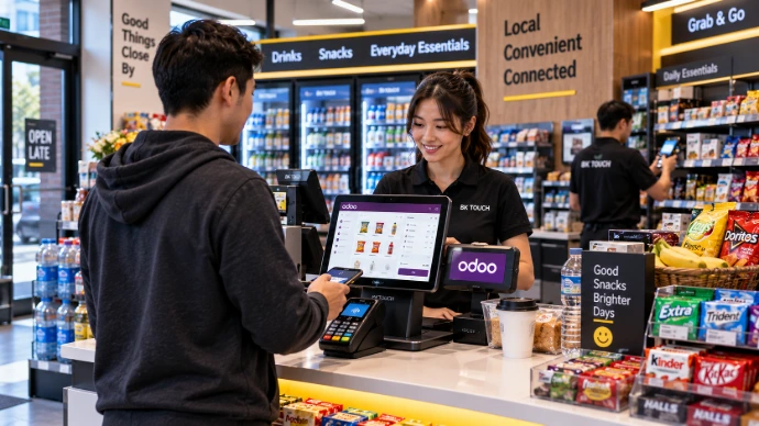 BK Touch POS in convenience c-store